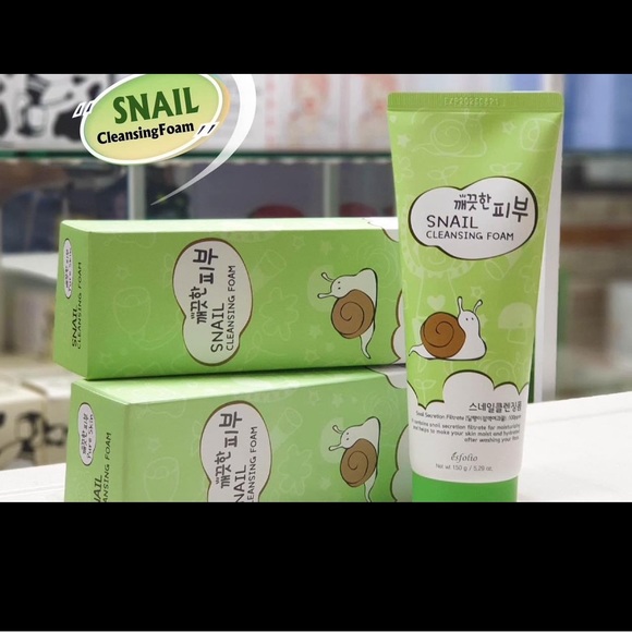 ESFOLIO Snails Cleansing Form 150g - Picture 2 of 7